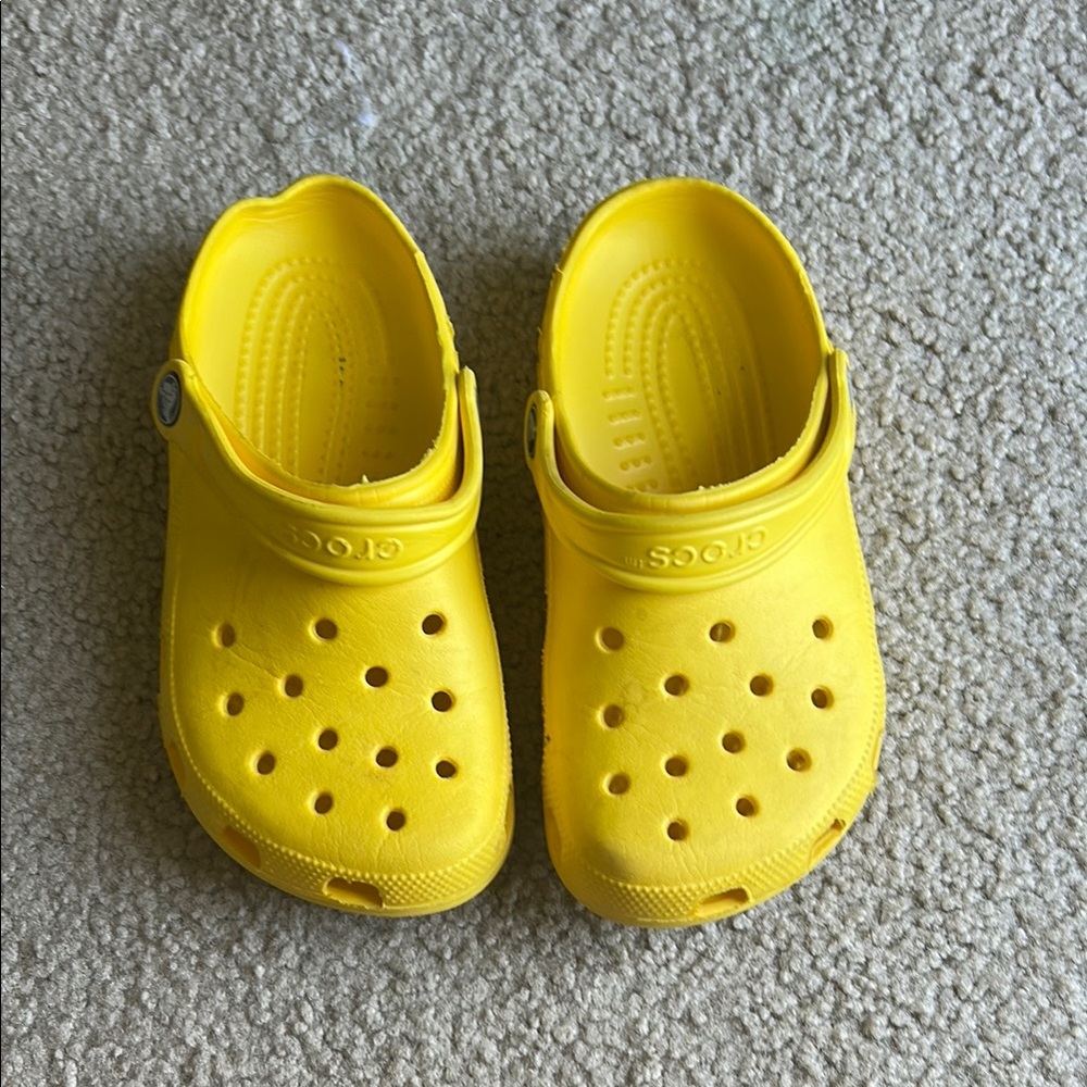 Crocs Yellow Clogs